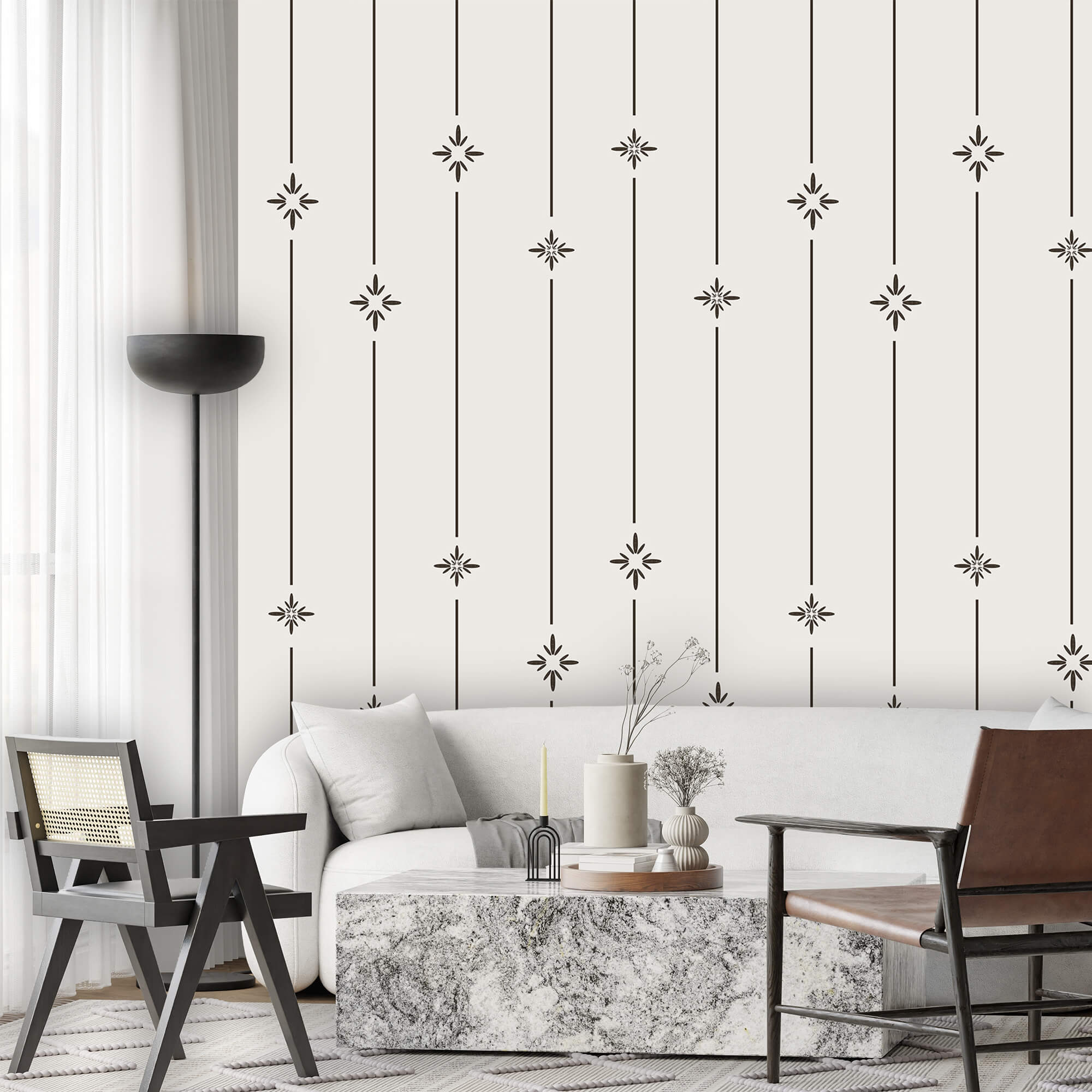 Wzór z gwiazdek i linii