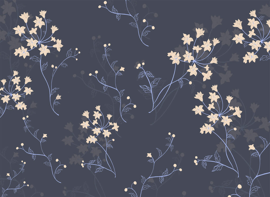 Pattern of flowers on a dark background Pattern of flowers on a dark background
