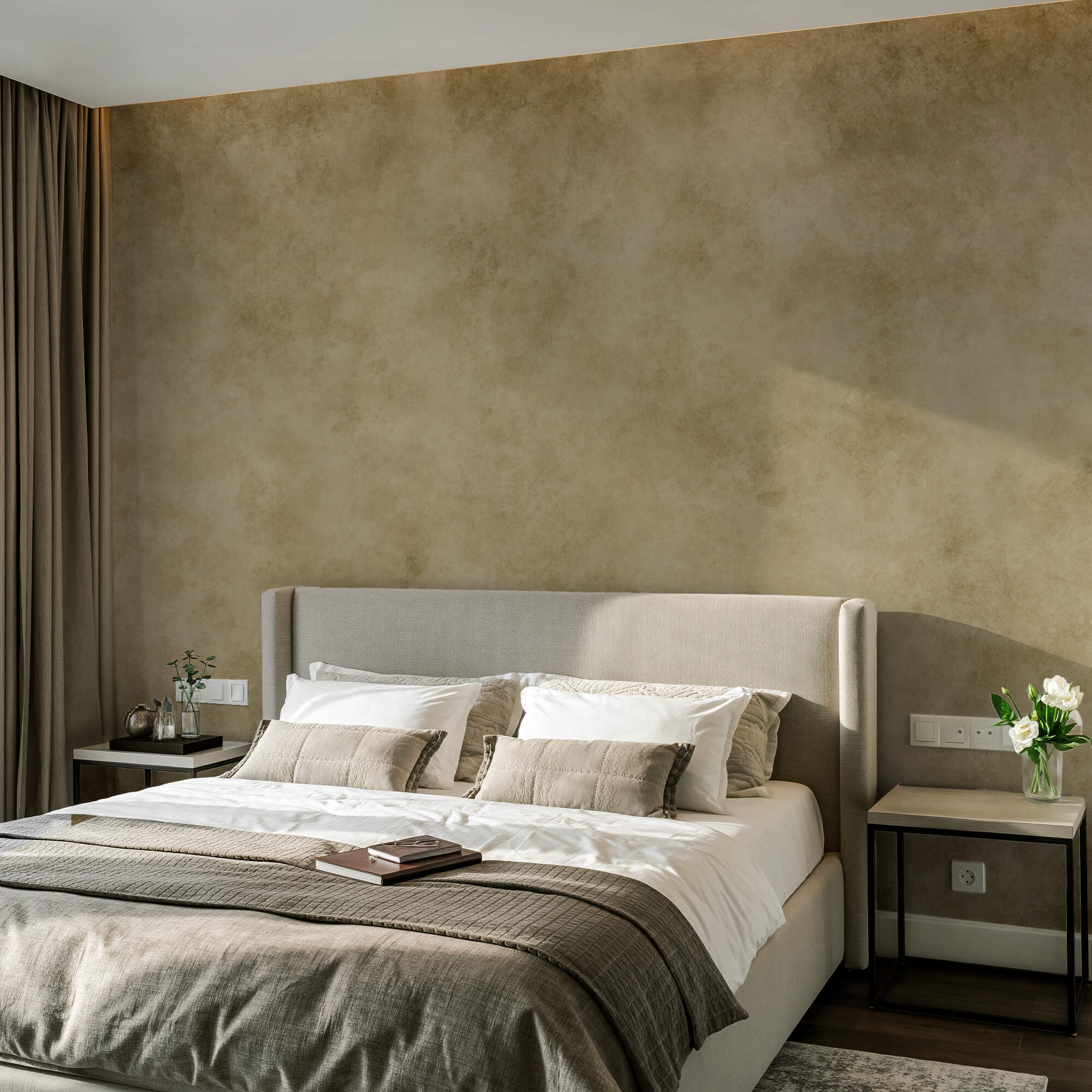 Brązowo-białe tło