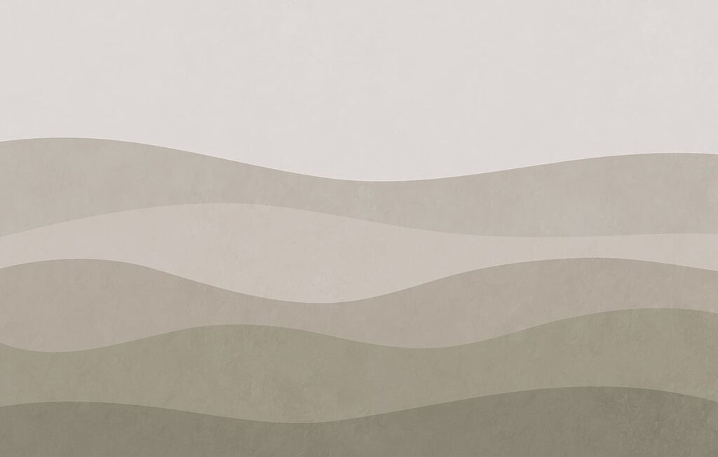 White and grey background with waves