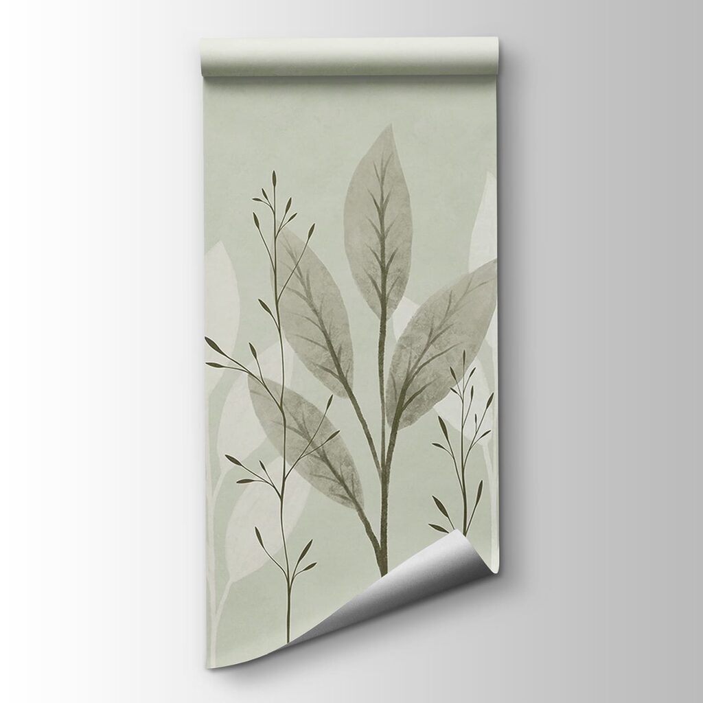 - Serene leaves on a soft background - Serene leaves on a soft background