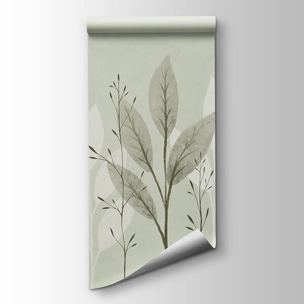 - Serene leaves on a soft background - Serene leaves on a soft background