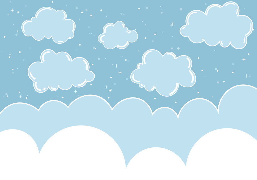 Blue sky with clouds