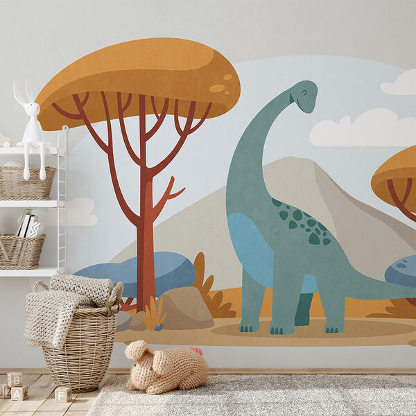 Karykatura dinozaura