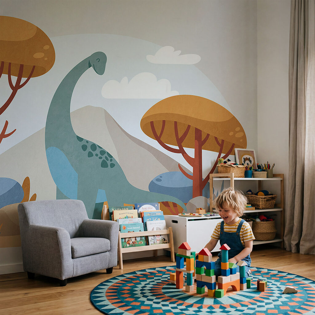 Karykatura dinozaura