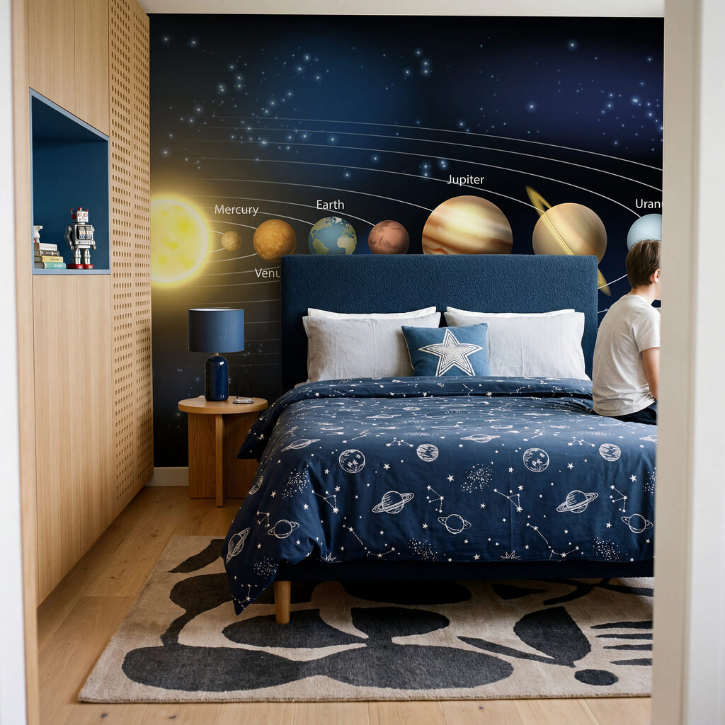Układ Słoneczny z planetami i gwiazdami Układ Słoneczny z planetami i gwiazdami