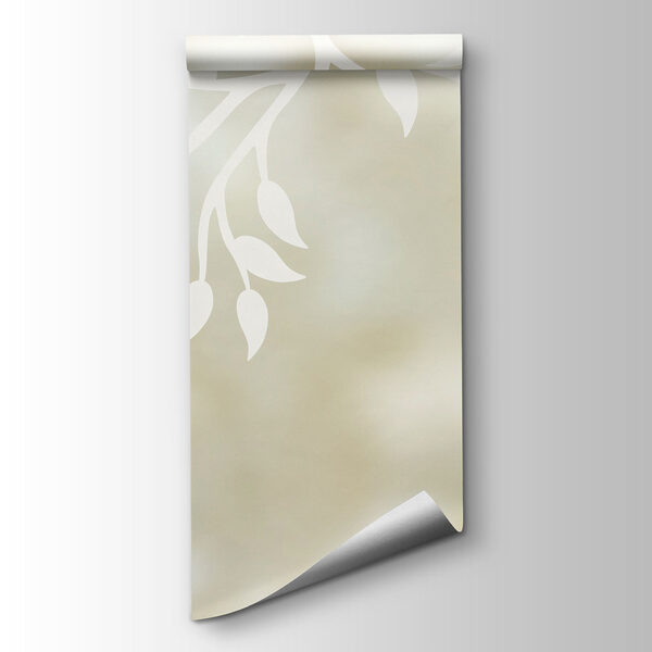 White branches with leaves