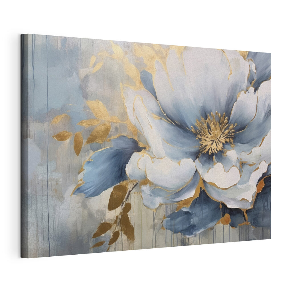 A painting of a flower A painting of a flower
