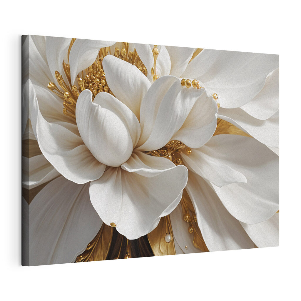 Elegant white flower with subtle details Elegant white flower with subtle details