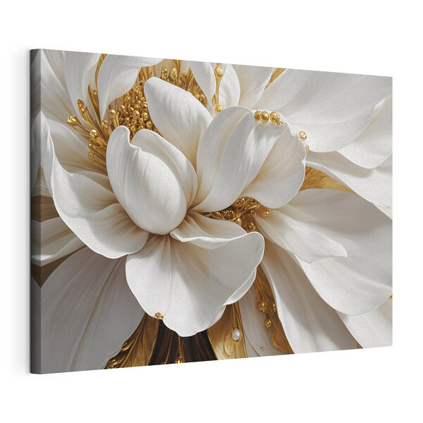 Elegant white flower with subtle details Elegant white flower with subtle details