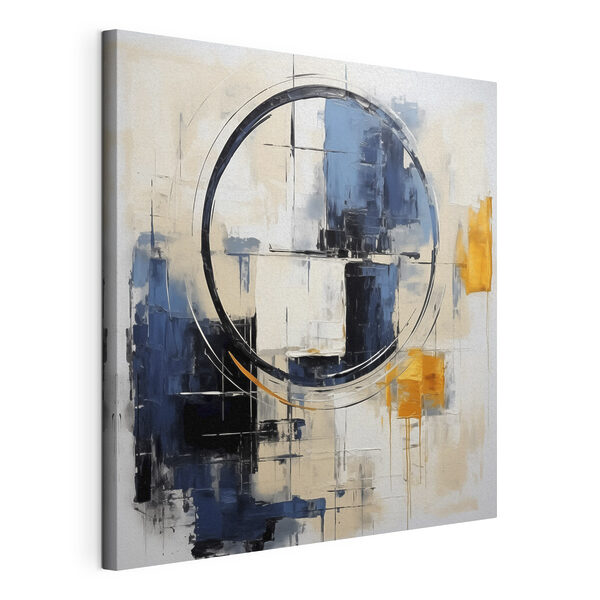 A painting of a circle