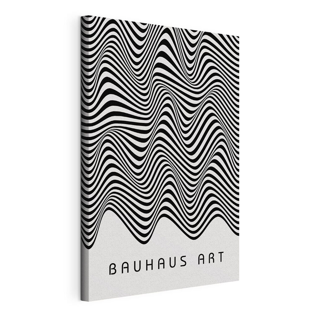 A black and white striped pattern A black and white striped pattern