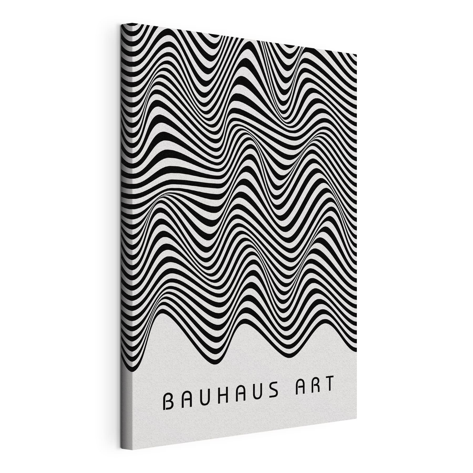 A black and white striped pattern A black and white striped pattern