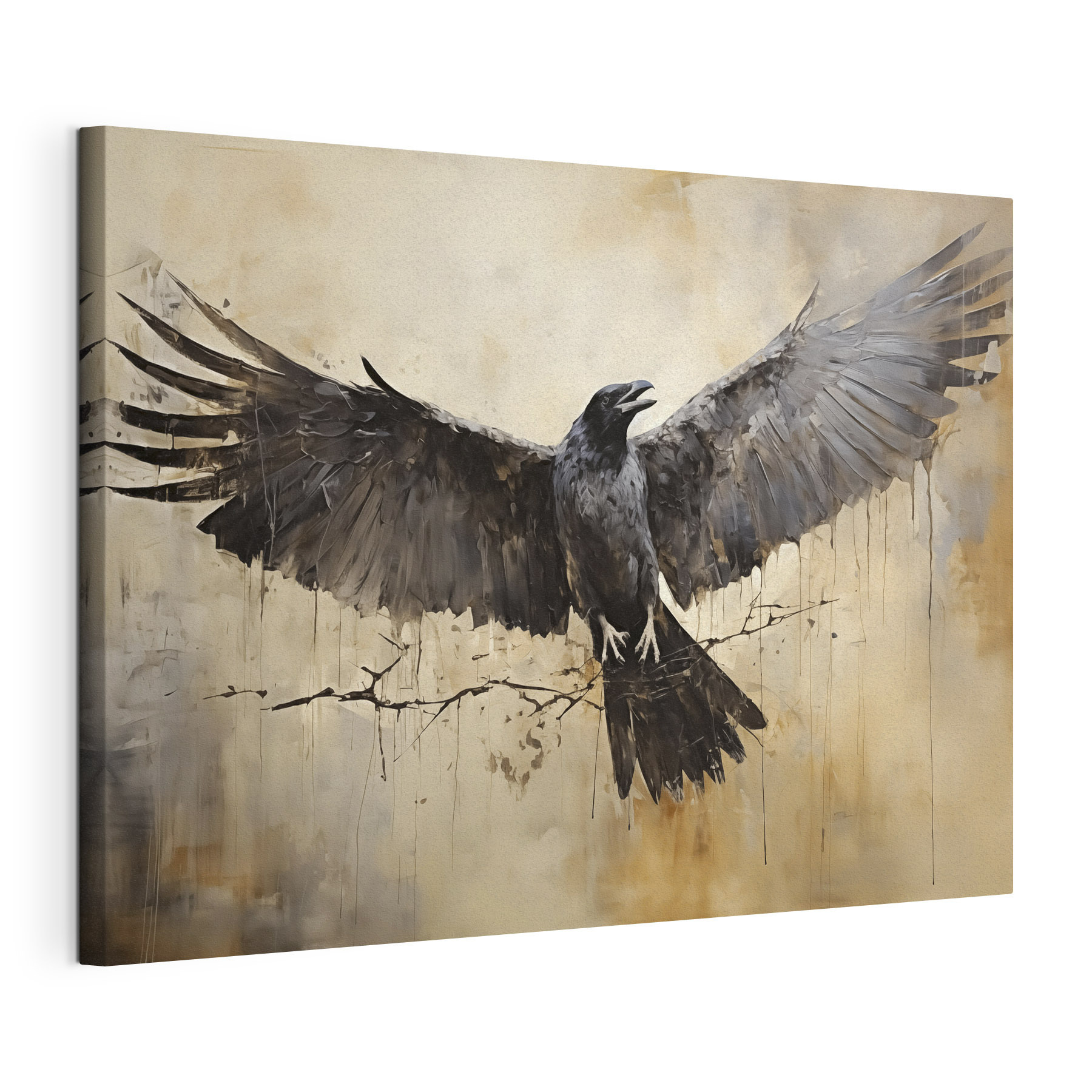 Bird with wings spread Bird with wings spread