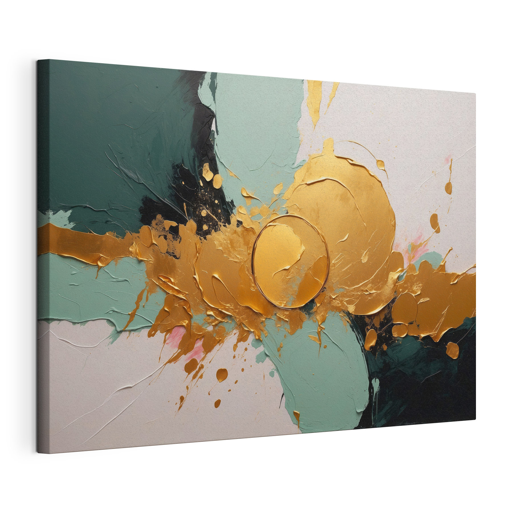 Gleaming chaos in vibrant strokes