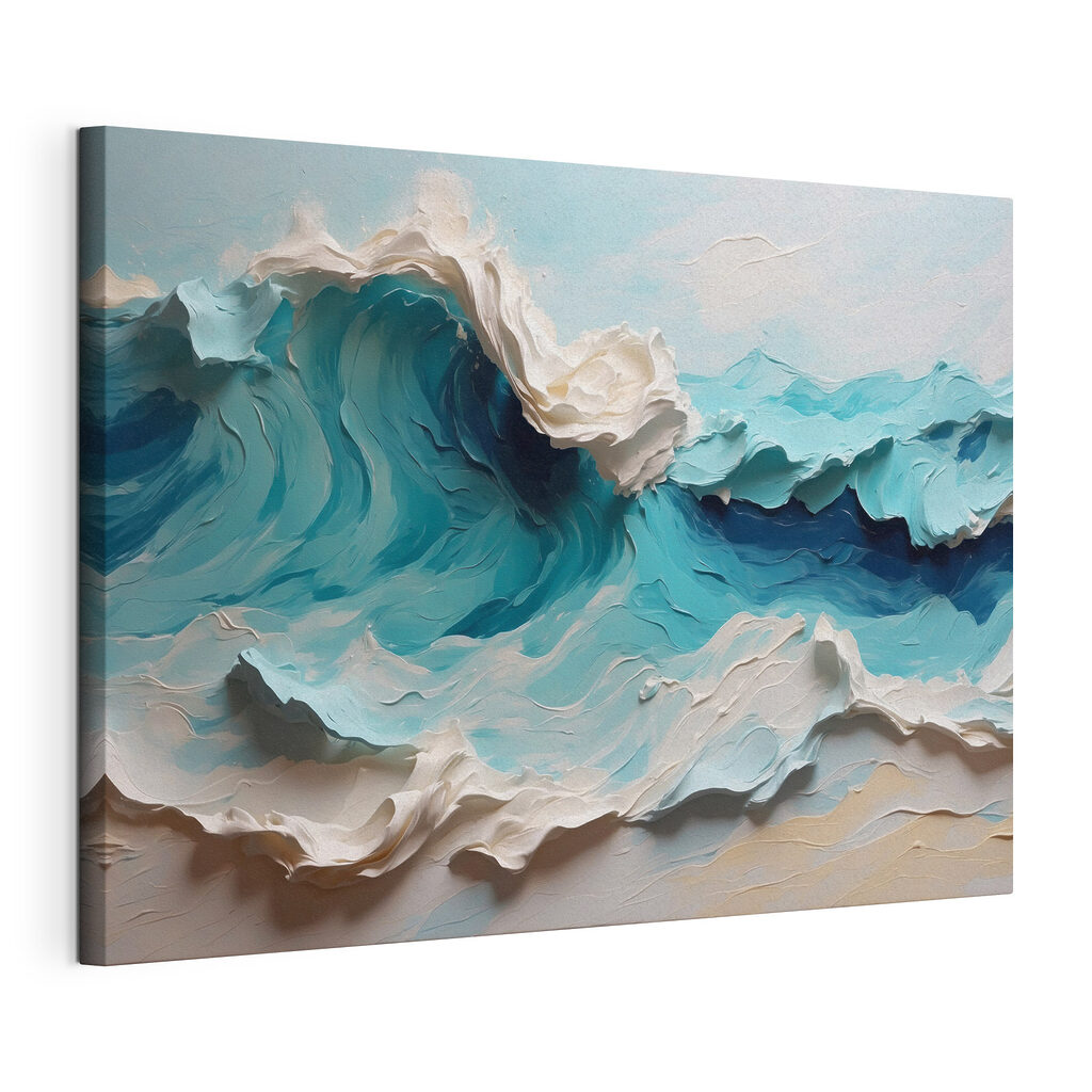 Painting of a wave