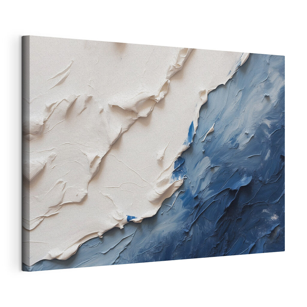 Close up of a painting