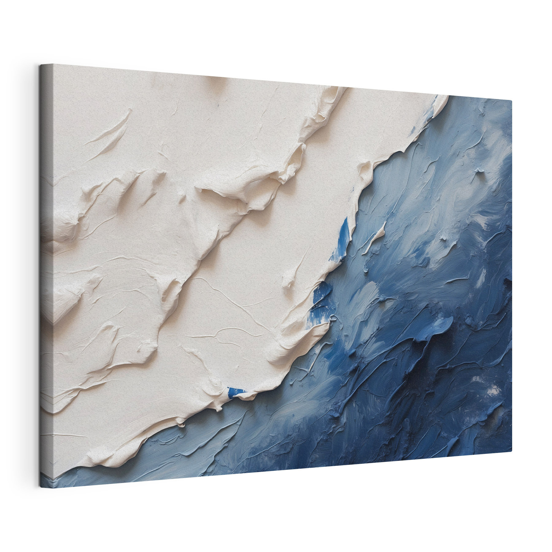 Close up of a painting