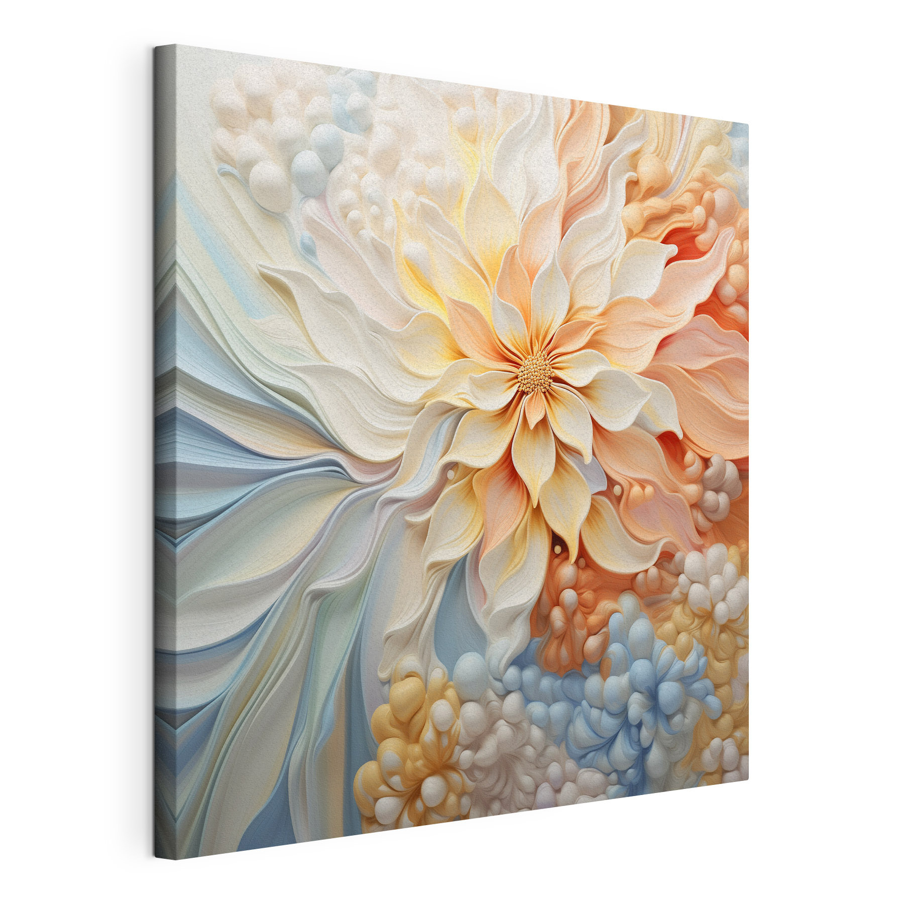 Soft petals in pastel hues bloom Soft petals in pastel hues bloom