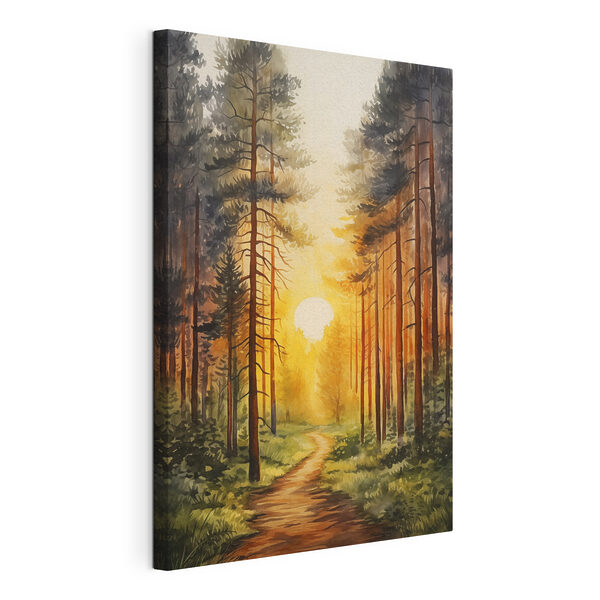 Obraz Obraz lasu ze ścieżką i drzewami (SKU: s41638) Obraz Obraz Obraz lasu ze ścieżką i drzewami (SKU: s41638)