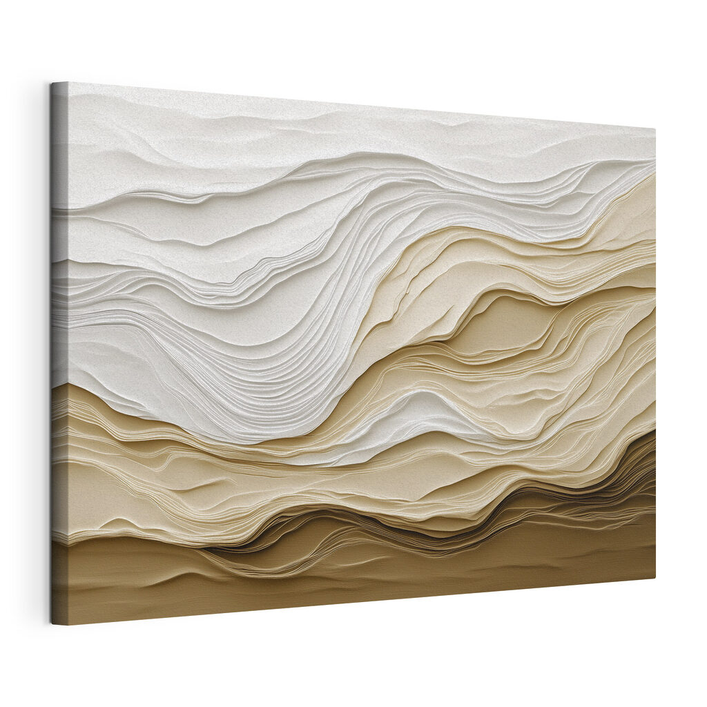 White and brown paper cut shapes