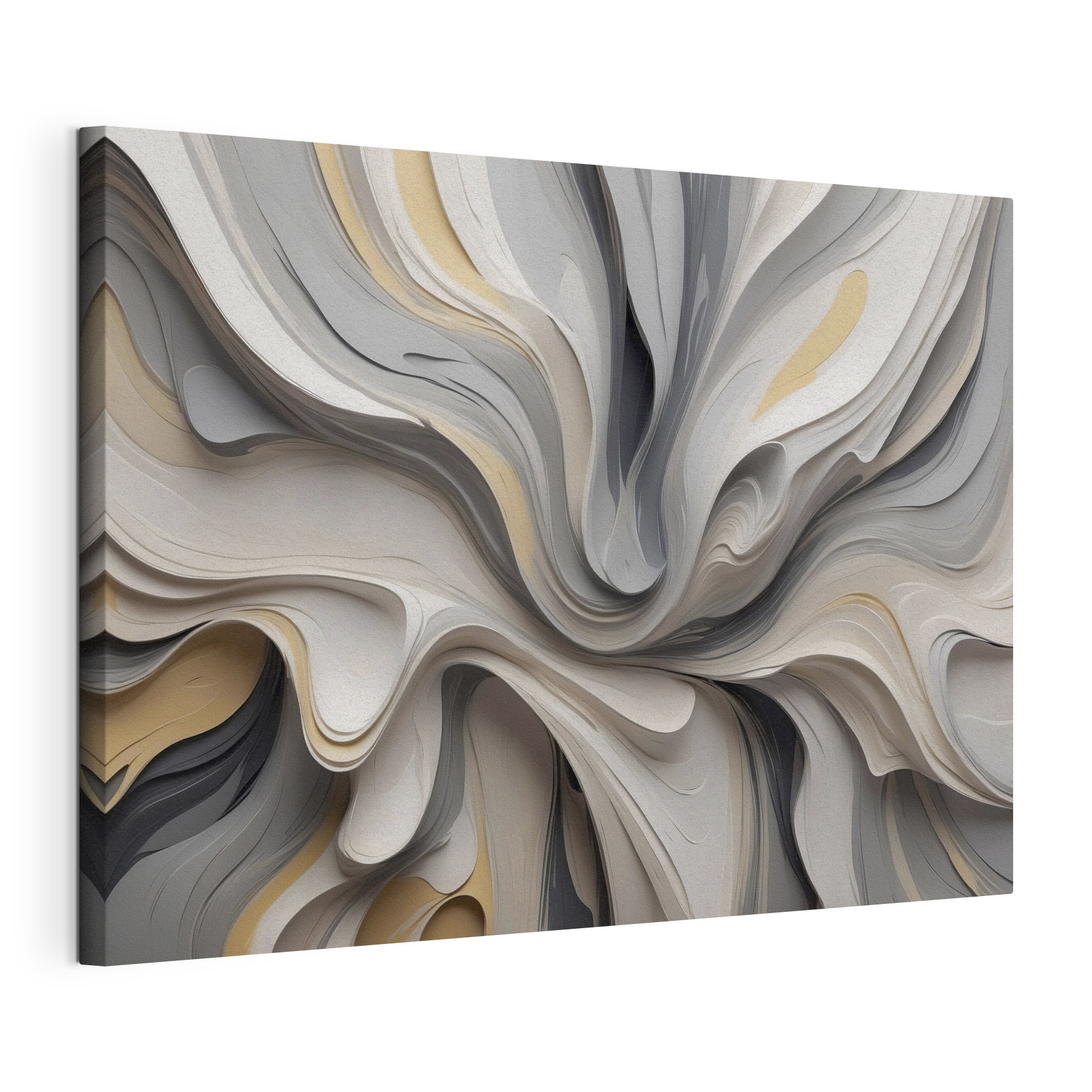 Fluid patterns in soft neutral tones