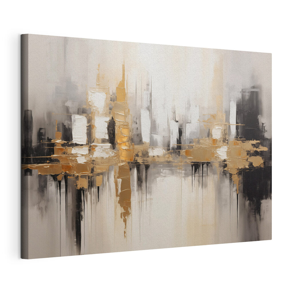 Painting of a city