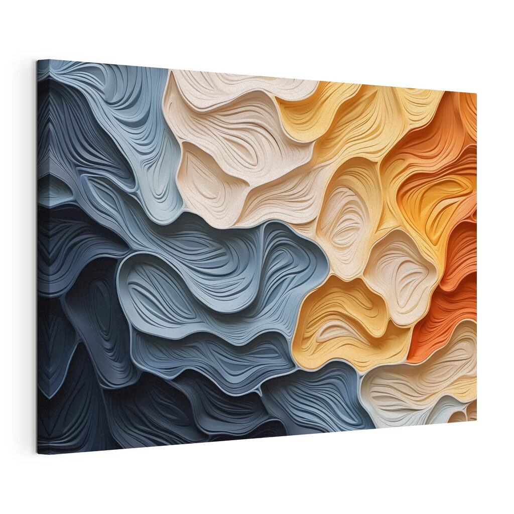 Flowing colors in abstract design Flowing colors in abstract design