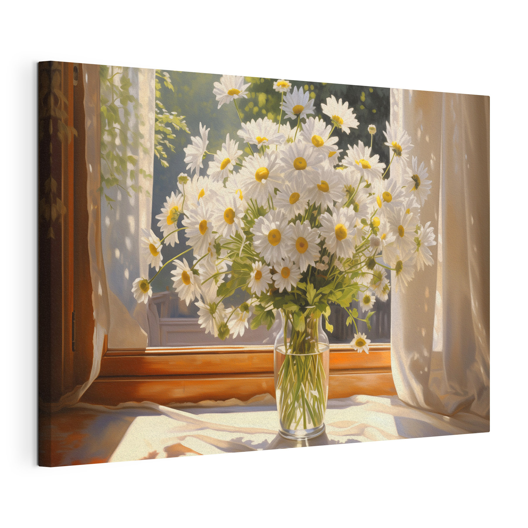 Bouquet of daisies in a glass vase Bouquet of daisies in a glass vase