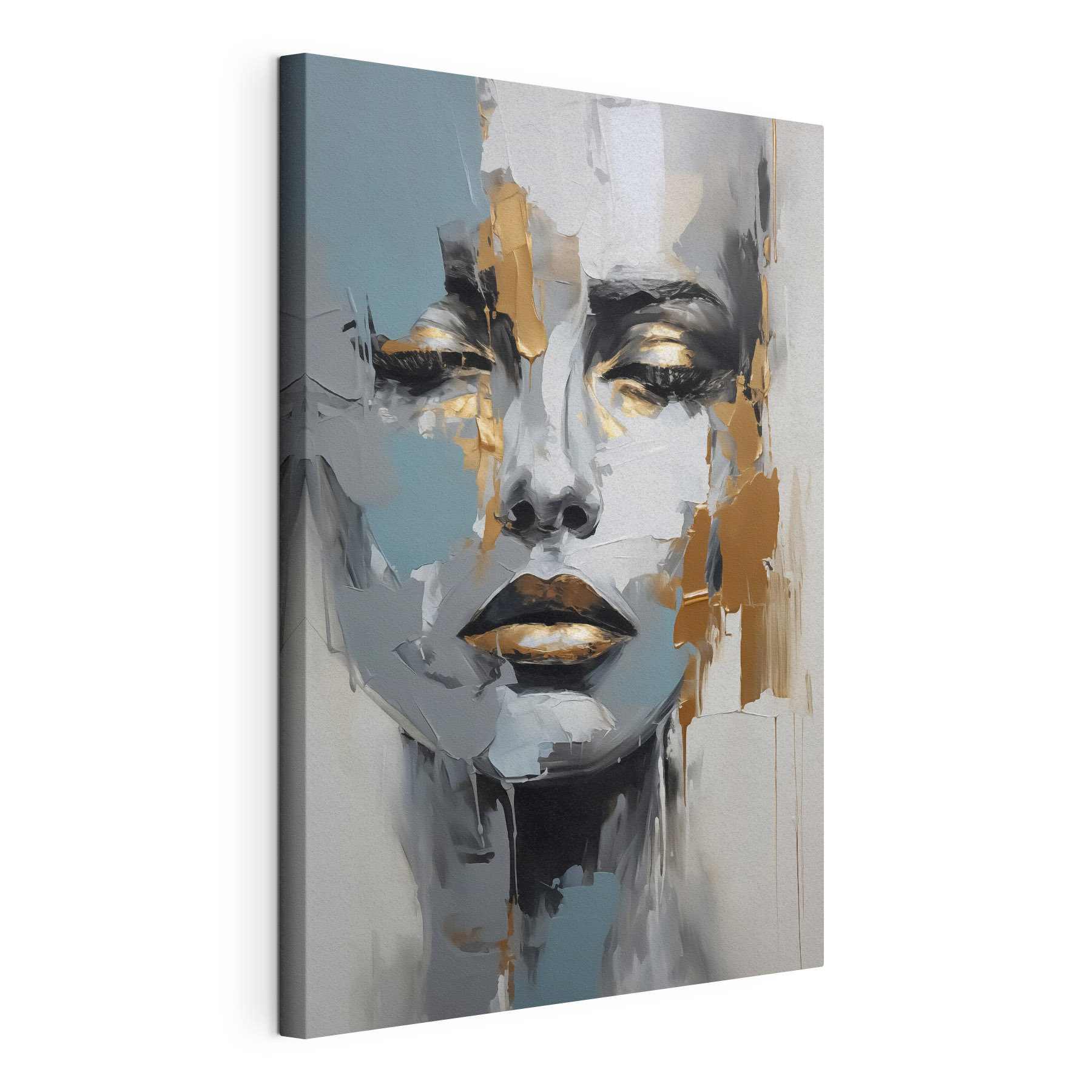 Painting of a woman's face