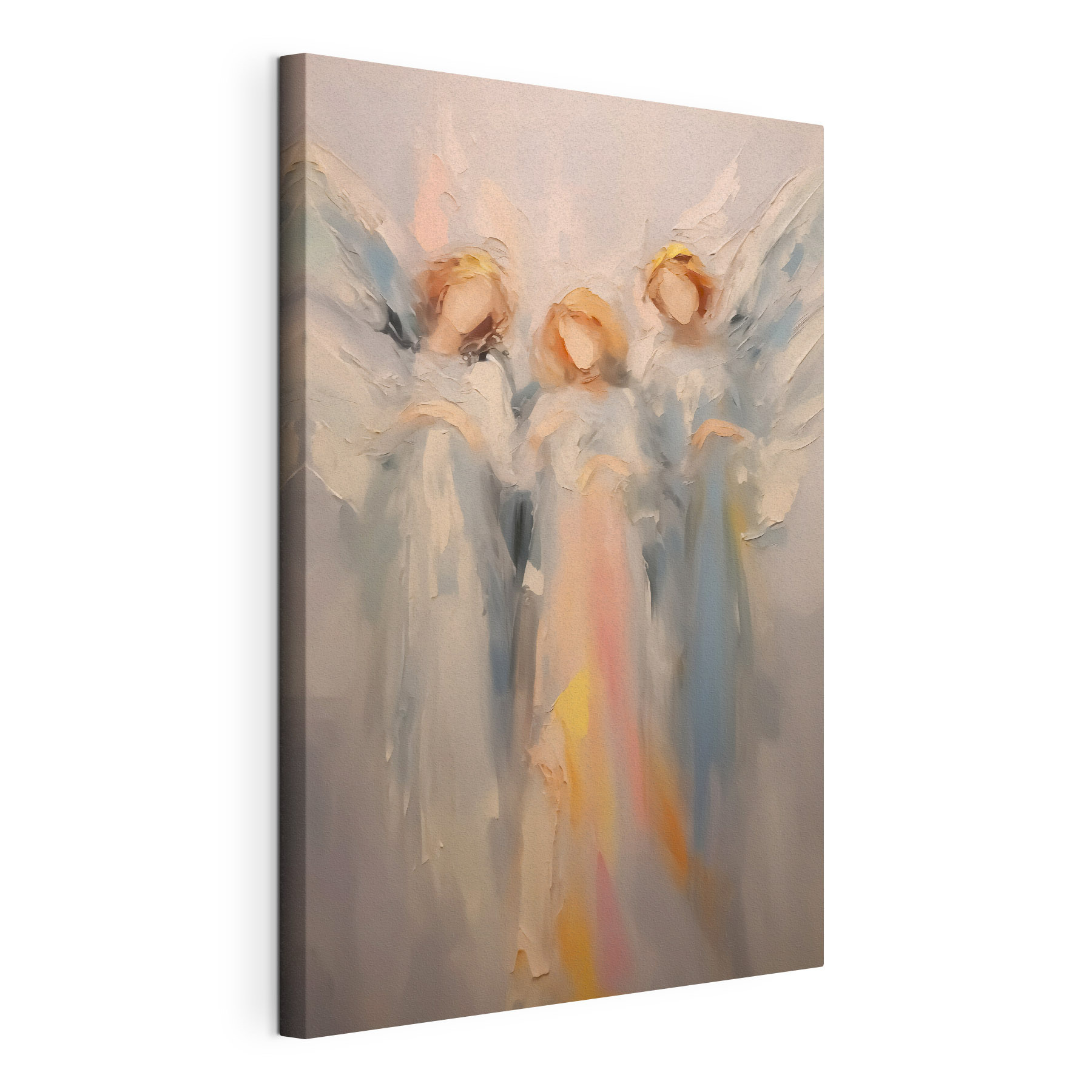 Painting of angels with wings