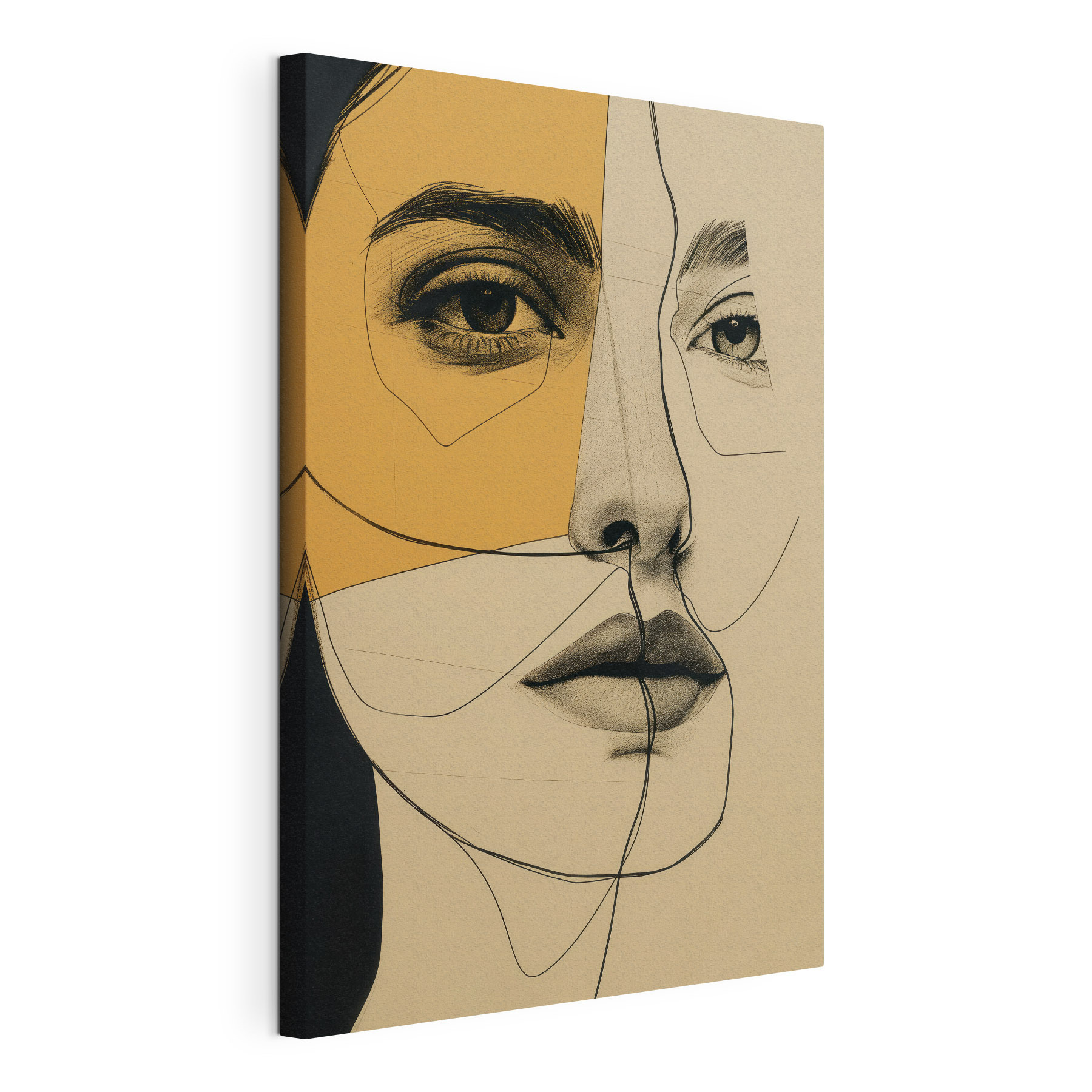 Drawing of a woman's face Drawing of a woman's face