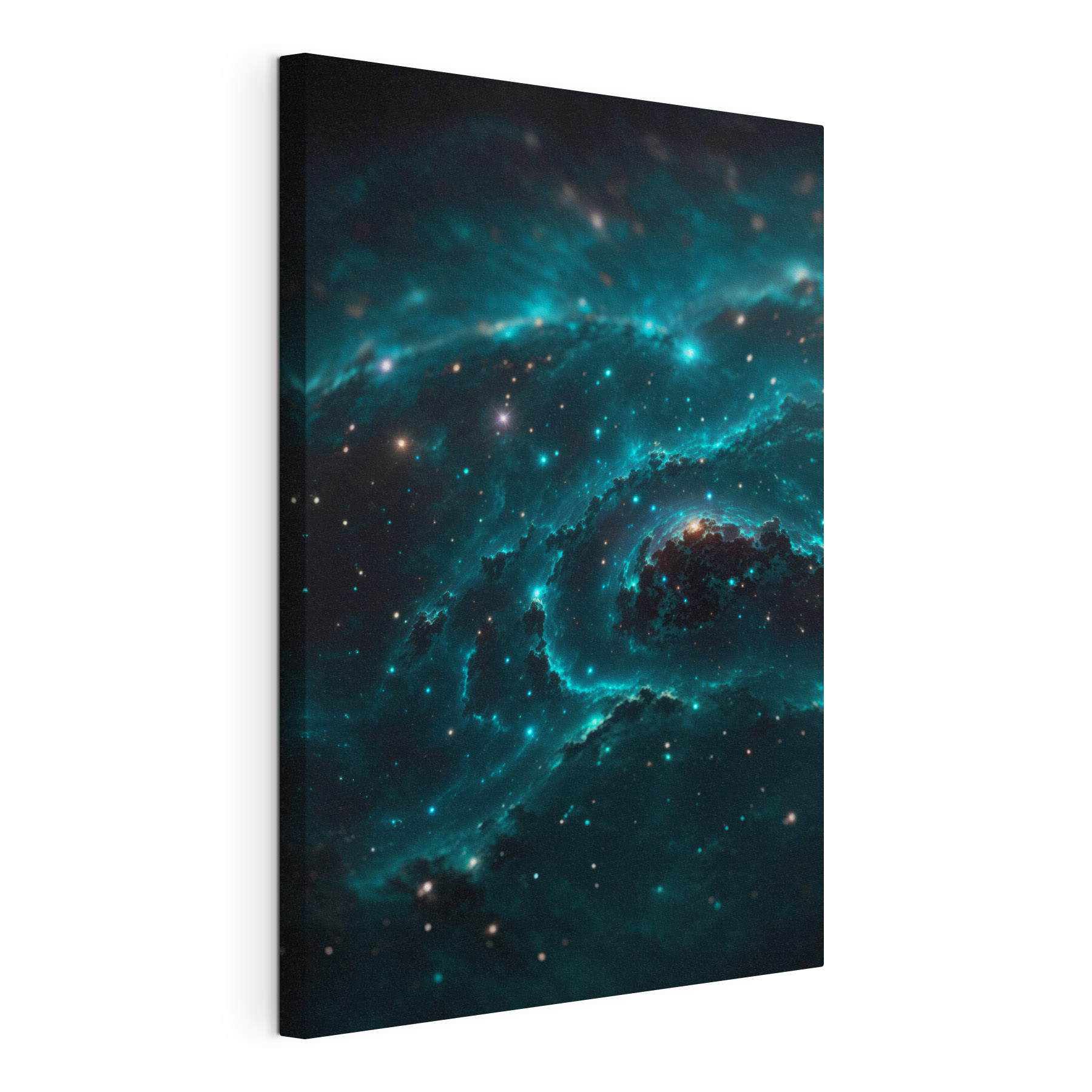 Galaxy in space with stars