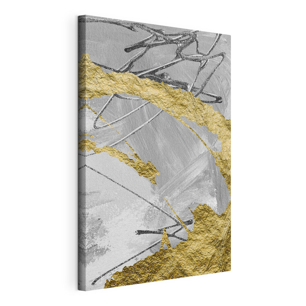 Abstract art in contrasting colors