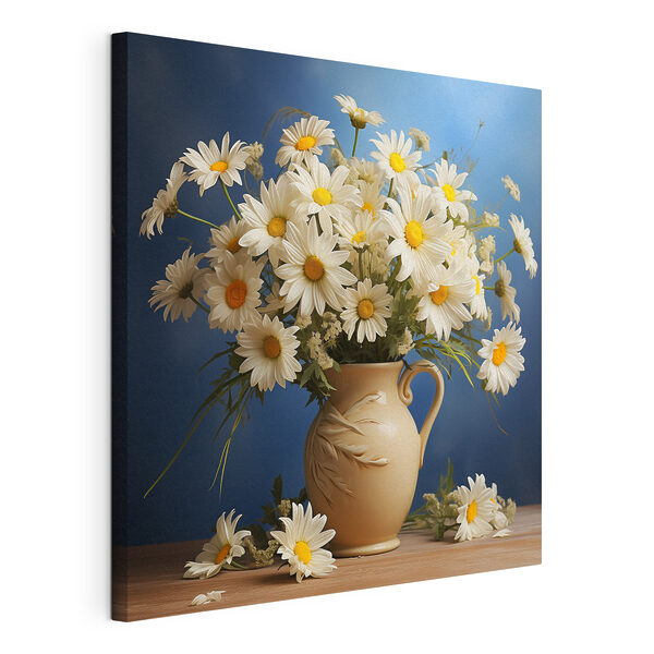A vase of white flowers A vase of white flowers