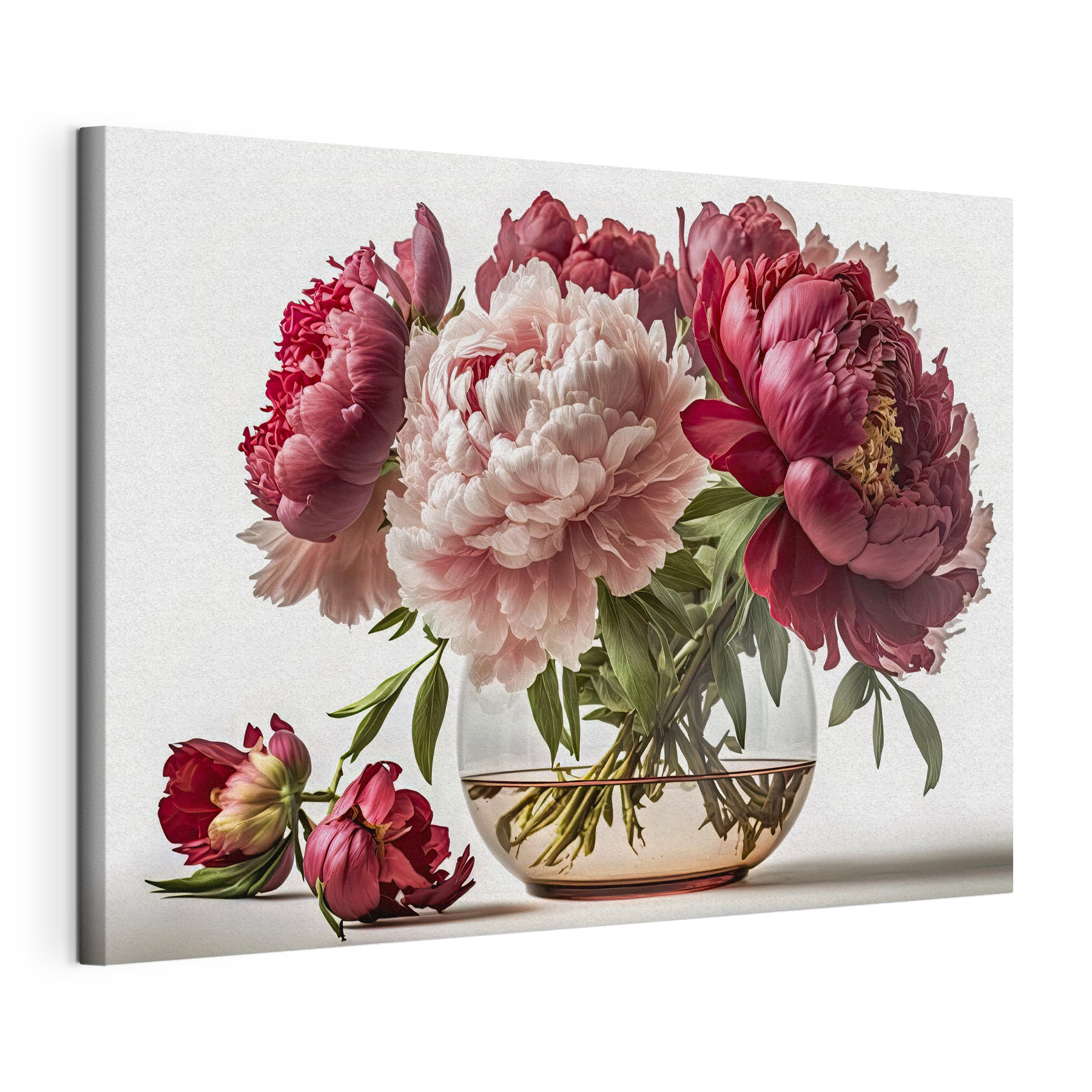 A vase of pink and white flowers A vase of pink and white flowers
