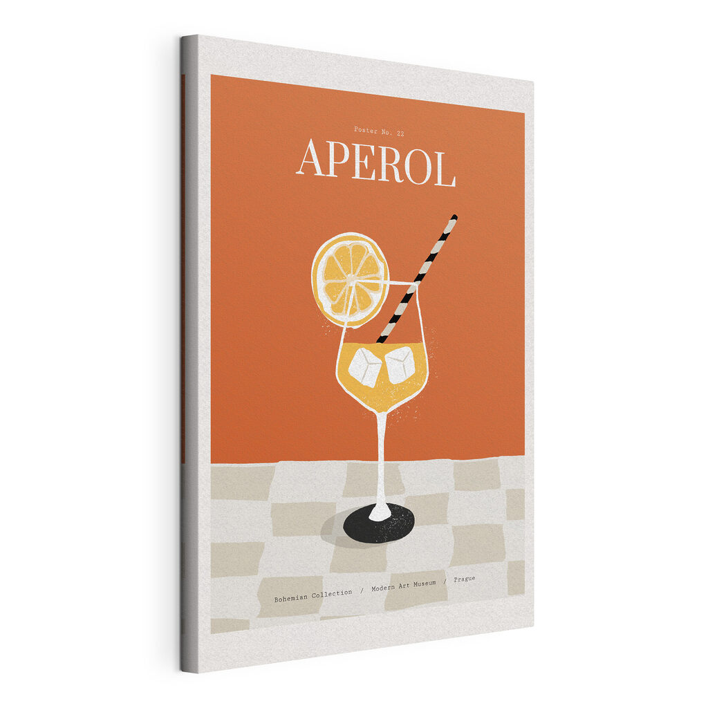 A poster of a drink
