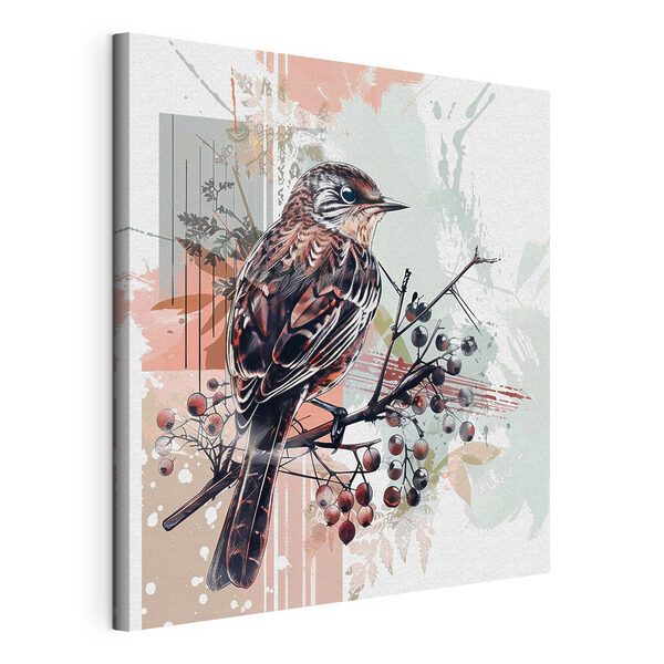 A bird on a branch