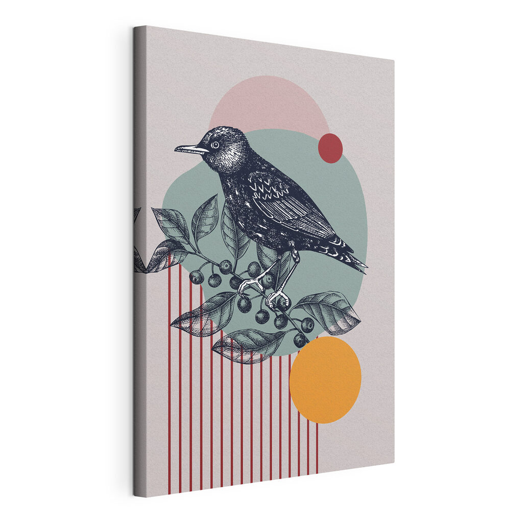 A bird on a branch