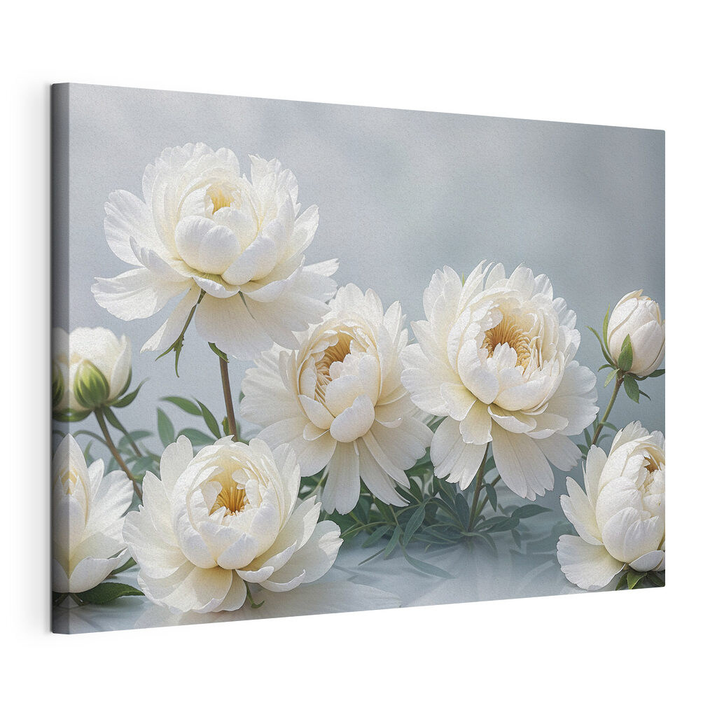 A group of white flowers