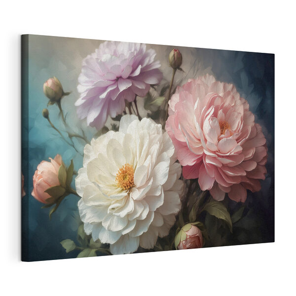 A group of flowers in a bouquet