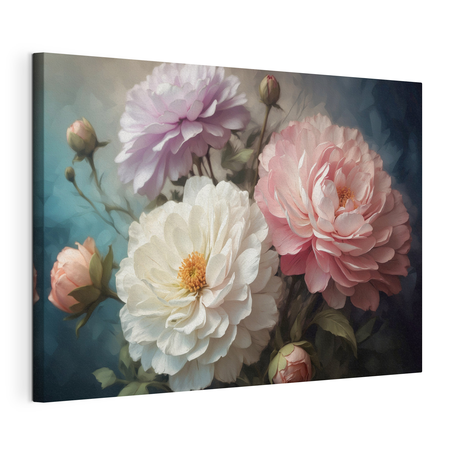 A group of flowers in a bouquet