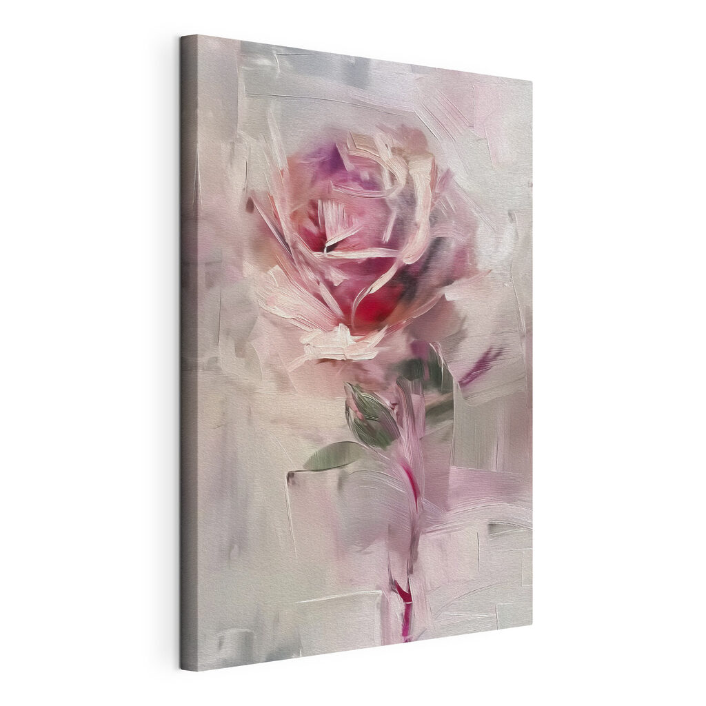 Delicate rose in soft hues