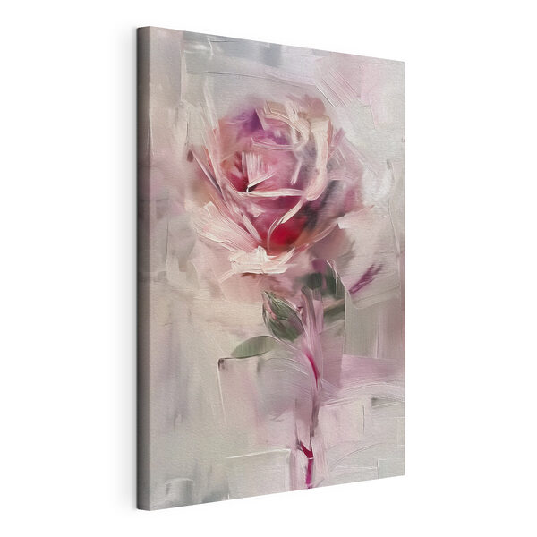 Delicate rose in soft hues
