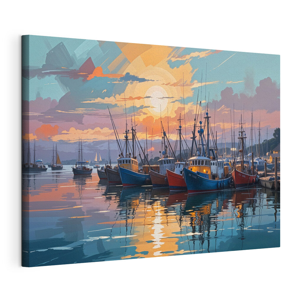 Group of boats on water
