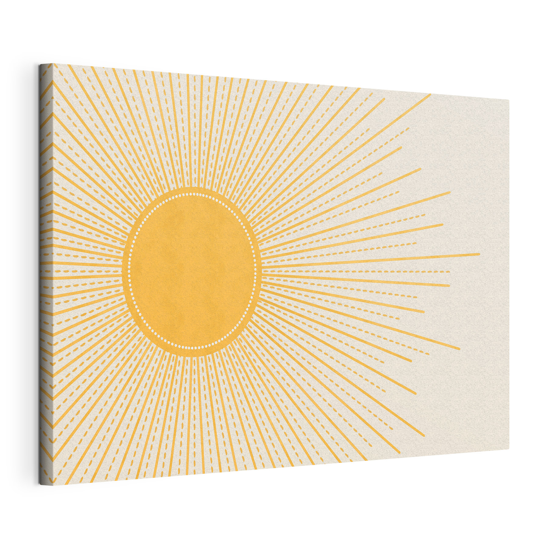 Sun with lines and dots Sun with lines and dots