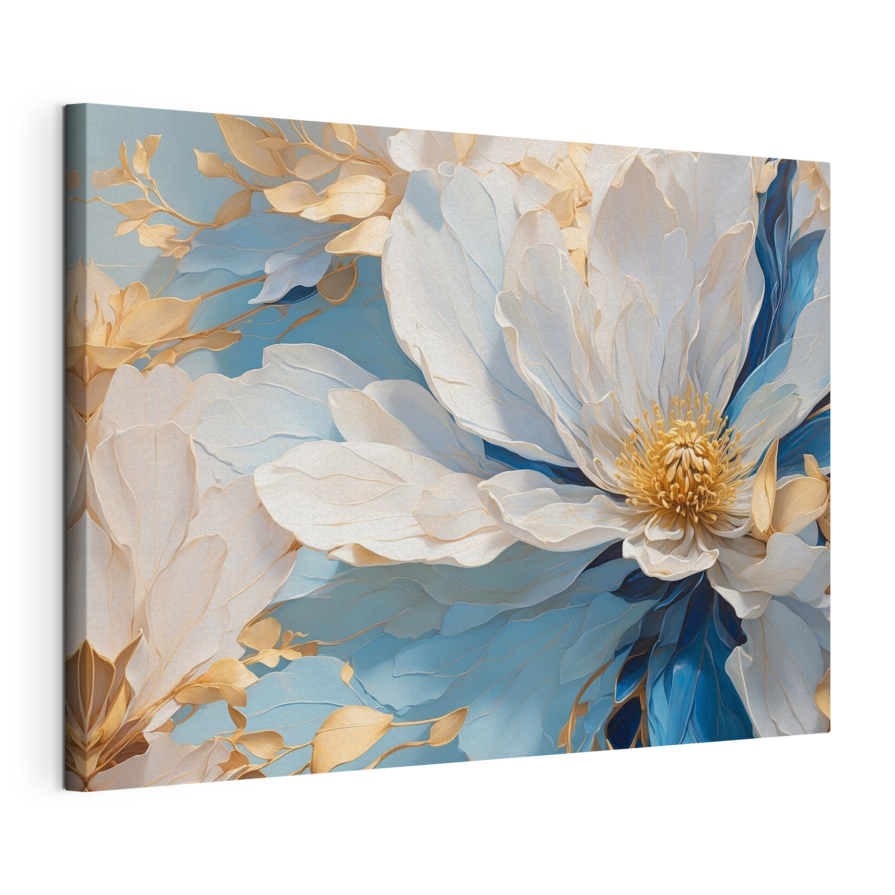 Blossoms in serene pastel hues