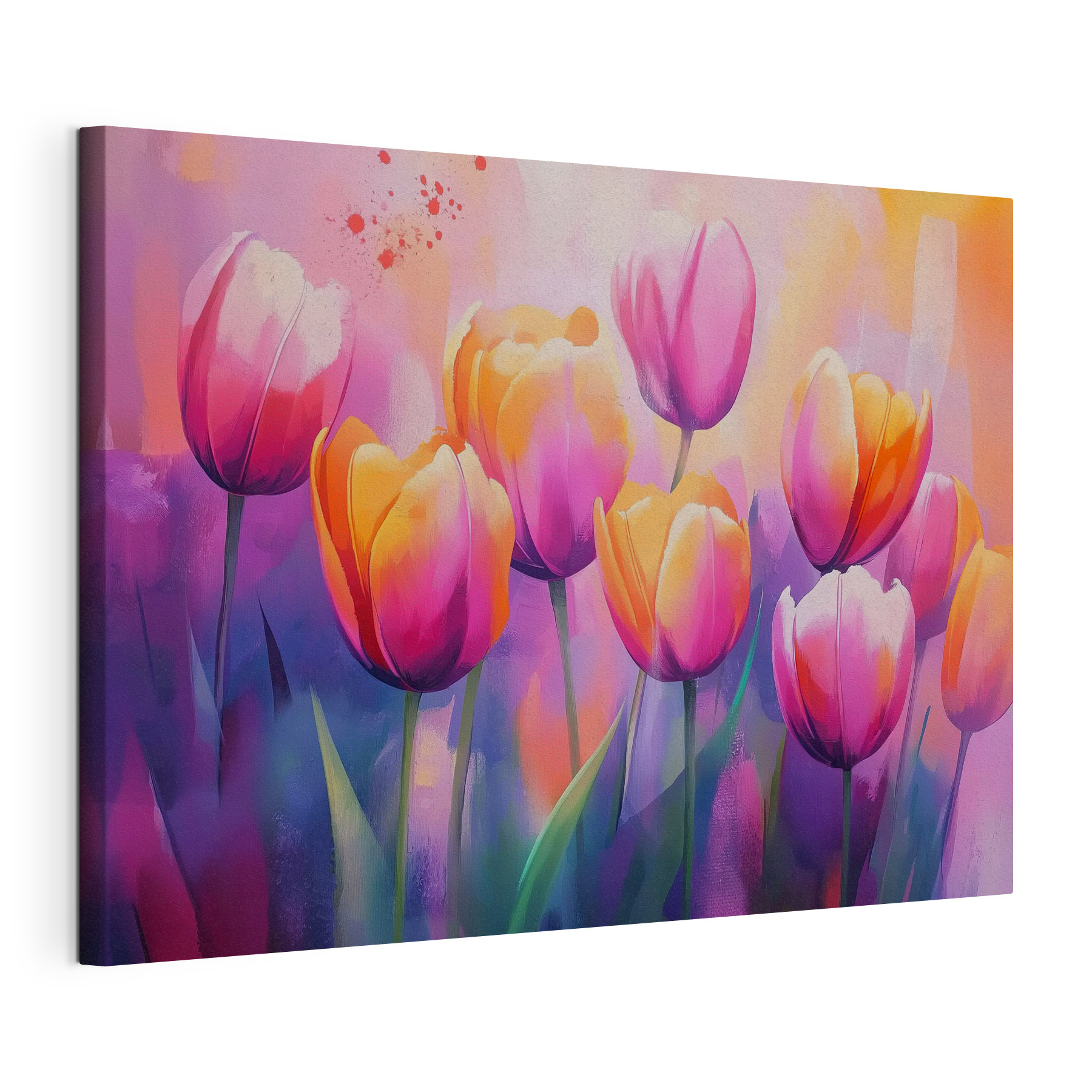 Painting of tulips