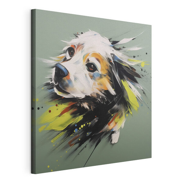 Painting of a dog Painting of a dog
