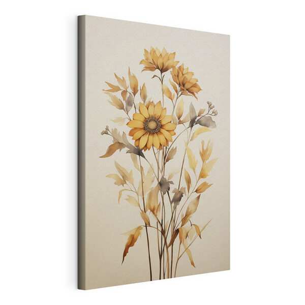 Painting of a sunflower Painting of a sunflower
